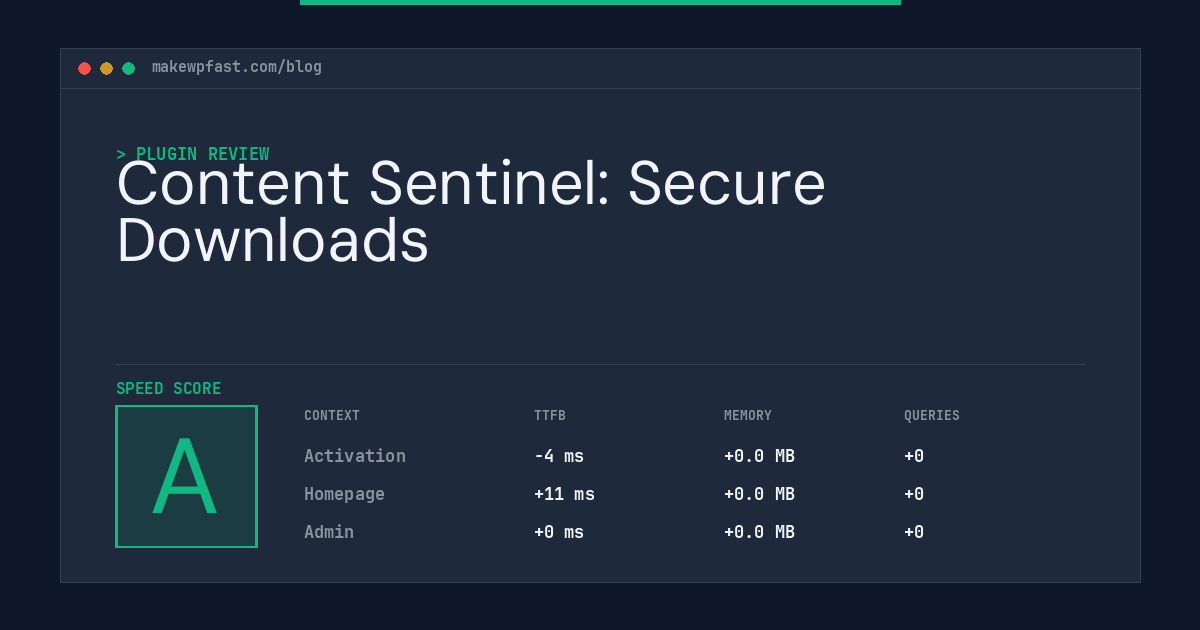 Content Sentinel: Secure Downloads - MakeWPFast