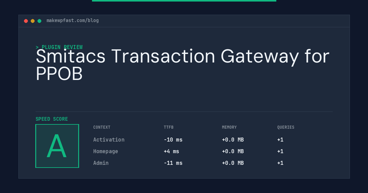 Smitacs Transaction Gateway for PPOB - MakeWPFast