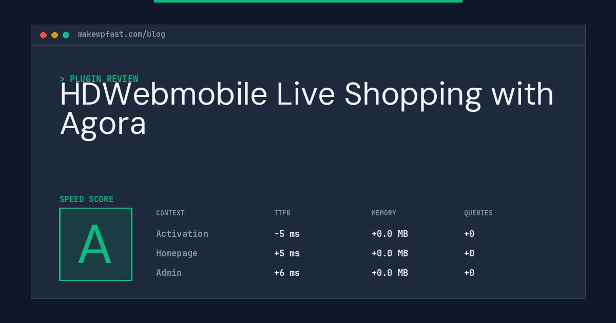 HDWebmobile Live Shopping with Agora - MakeWPFast