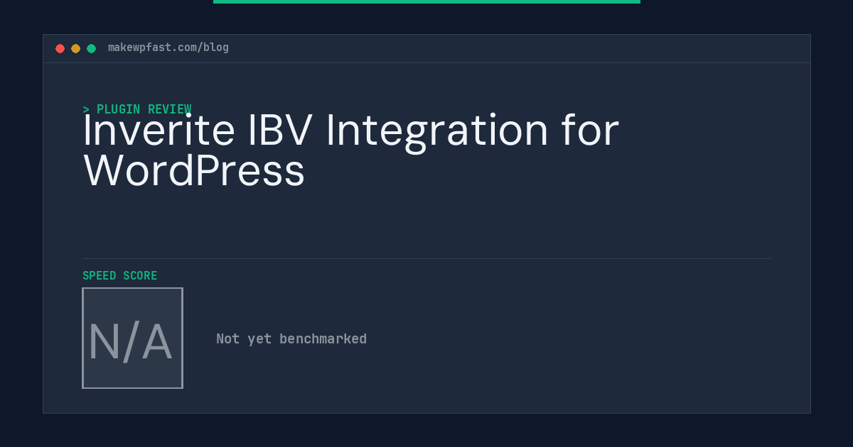 Inverite IBV Integration for WordPress - MakeWPFast