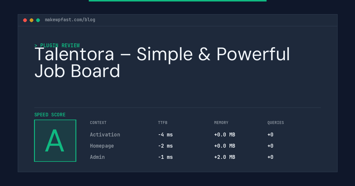 Talentora – Simple & Powerful Job Board - MakeWPFast