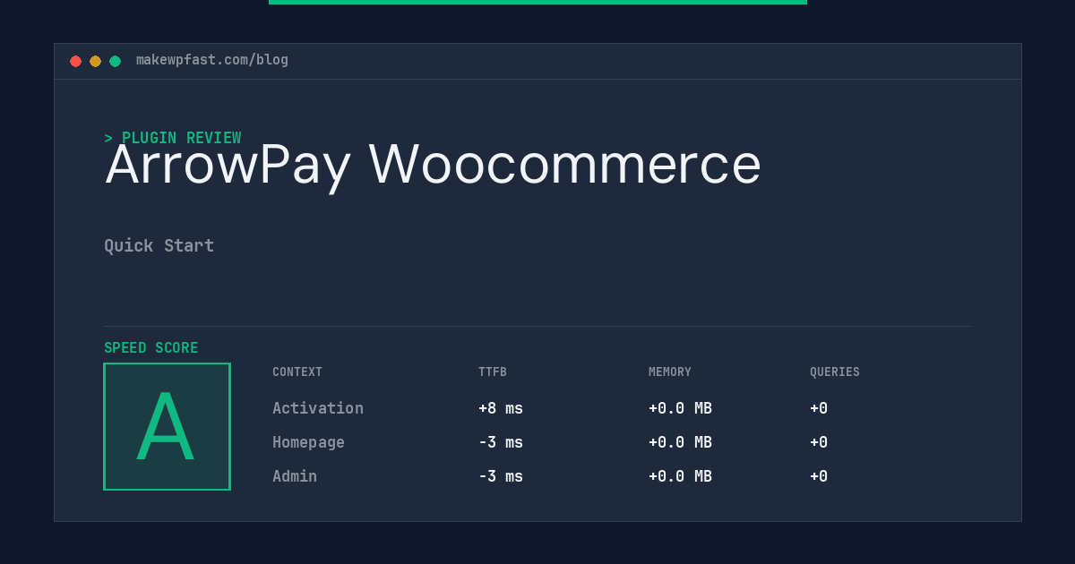 ArrowPay Woocommerce - MakeWPFast