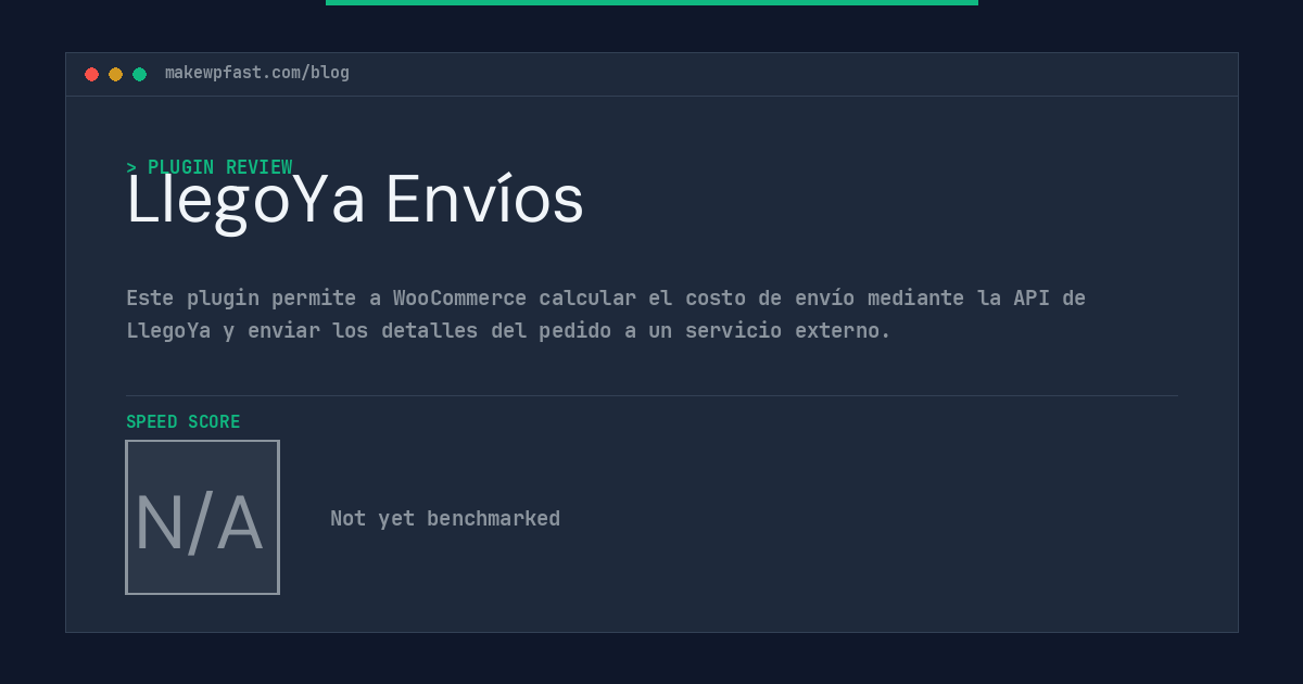 LlegoYa Envíos - MakeWPFast