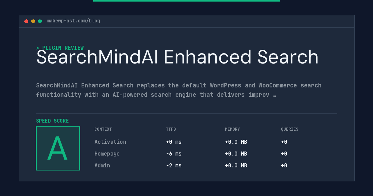 SearchMindAI Enhanced Search - MakeWPFast
