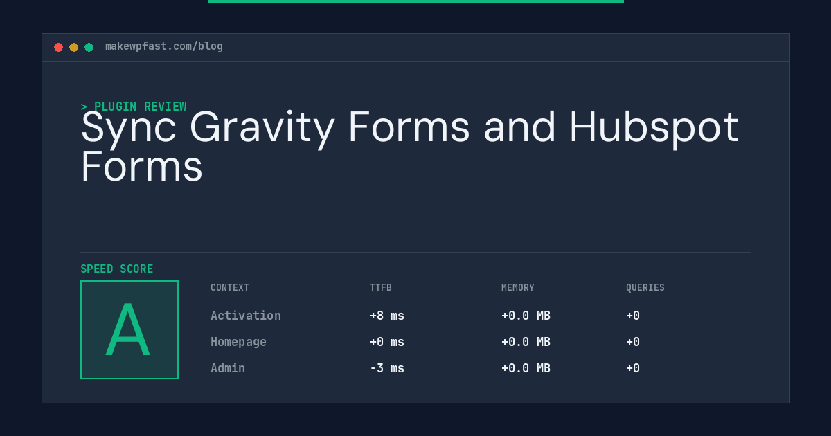 Sync Gravity Forms and Hubspot Forms - MakeWPFast