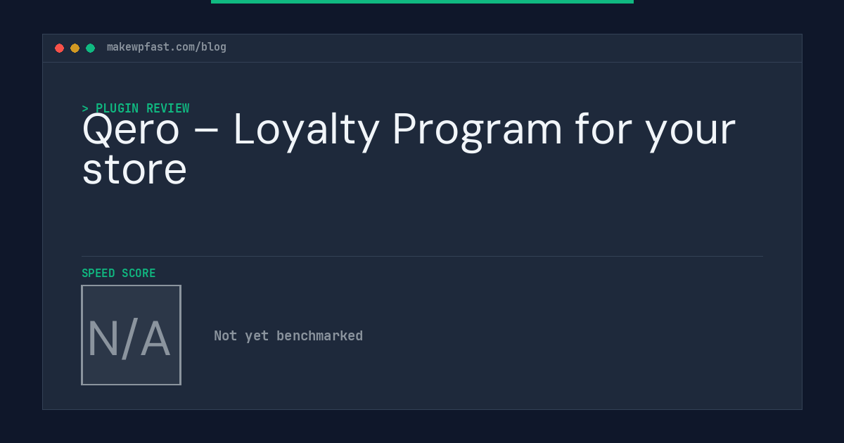 Qero – Loyalty Program for your store - MakeWPFast