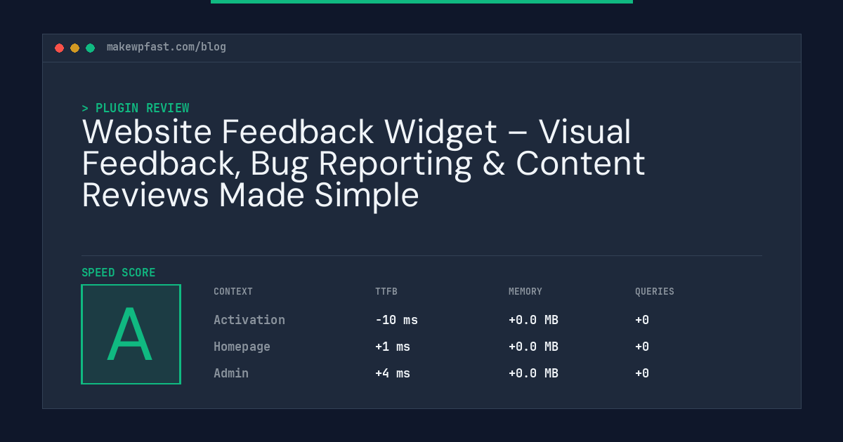 Website Feedback Widget – Visual Feedback, Bug Reporting & Content Reviews Made Simple - MakeWPFast
