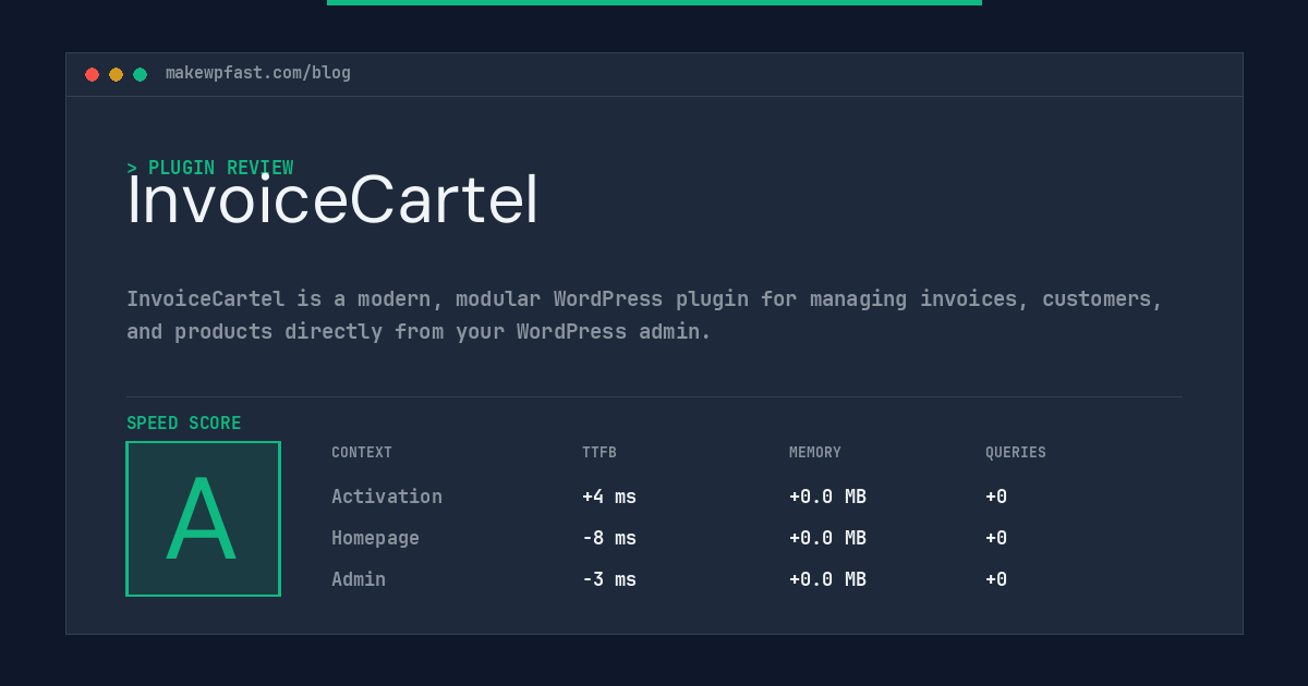 InvoiceCartel - MakeWPFast