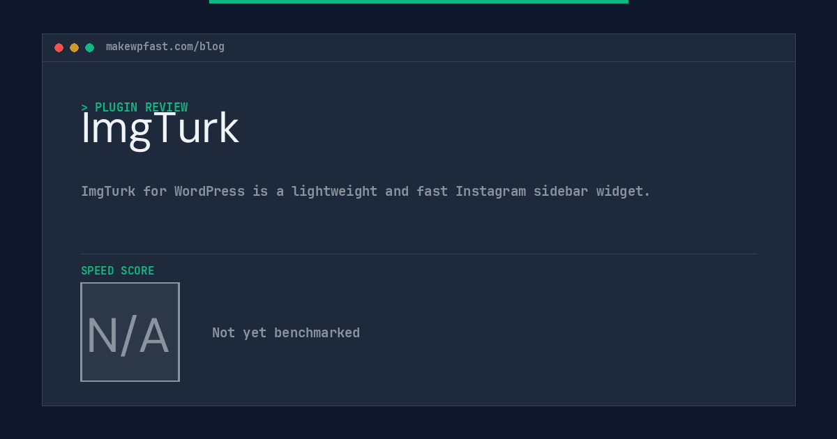 ImgTurk - MakeWPFast