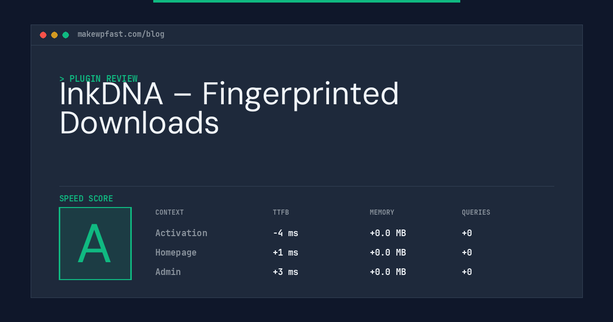 InkDNA – Fingerprinted Downloads - MakeWPFast