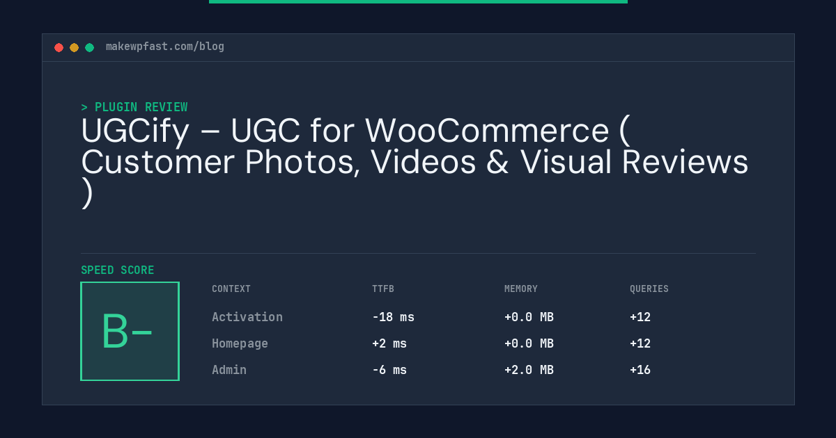 UGCify – UGC for WooCommerce ( Customer Photos, Videos & Visual Reviews ) - MakeWPFast
