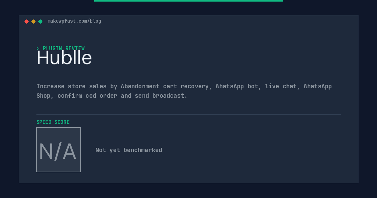 Hublle - MakeWPFast