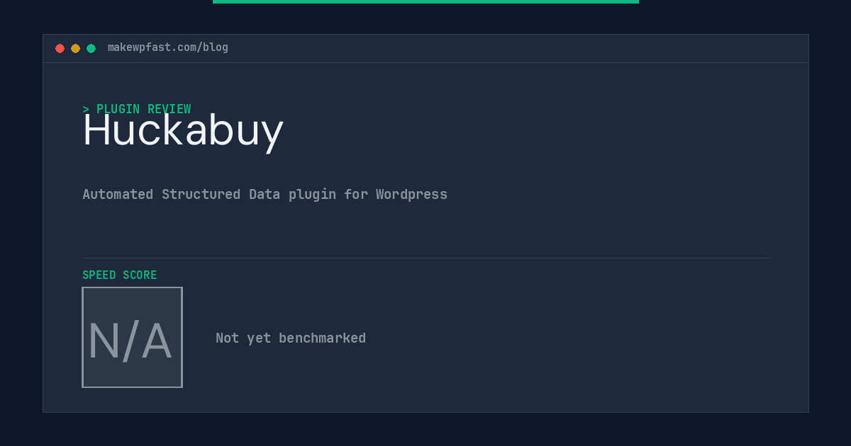 Huckabuy - MakeWPFast