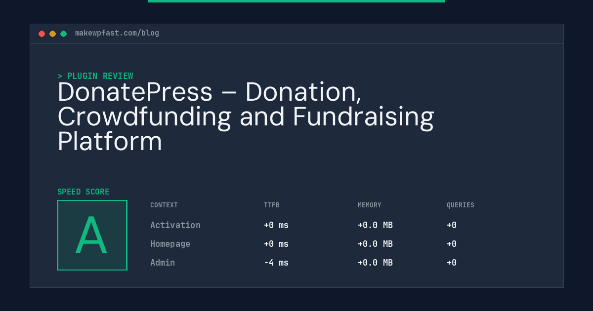 DonatePress – Donation, Crowdfunding and Fundraising Platform - MakeWPFast