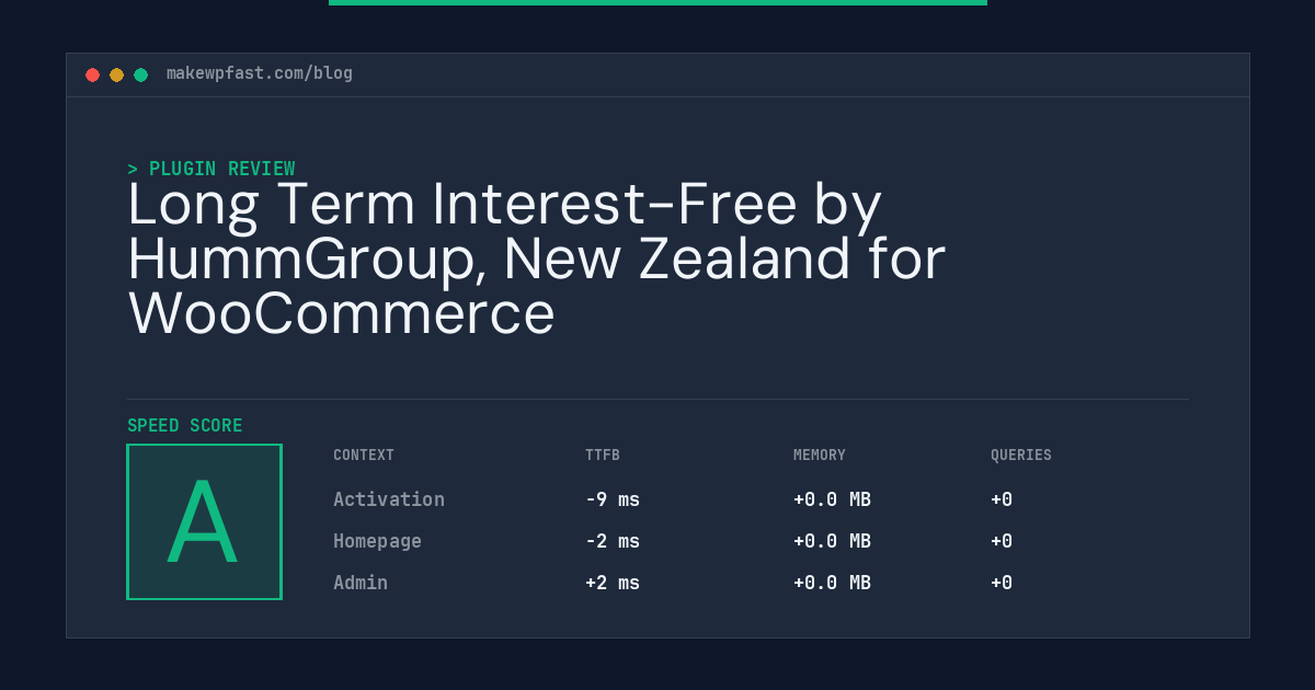 Long Term Interest-Free by HummGroup, New Zealand for WooCommerce - MakeWPFast