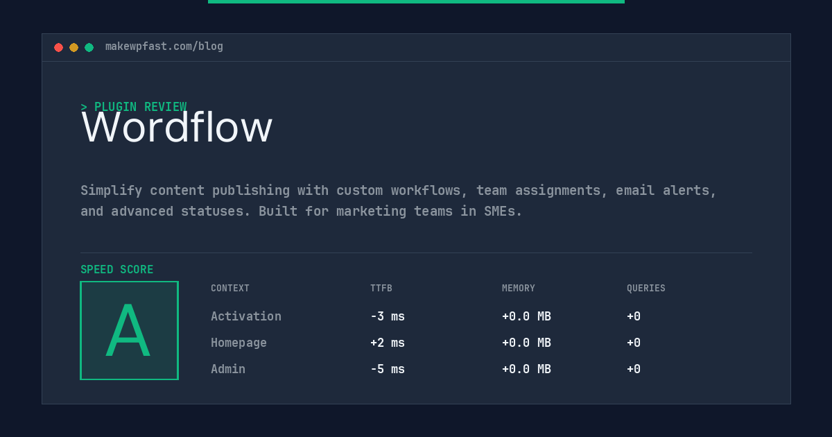 Wordflow - MakeWPFast