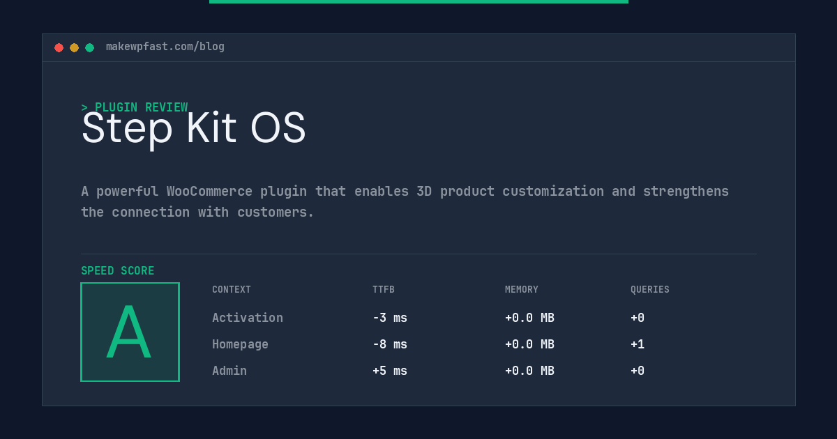 Step Kit OS - MakeWPFast