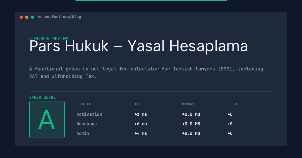 Pars Hukuk – Yasal Hesaplama - MakeWPFast