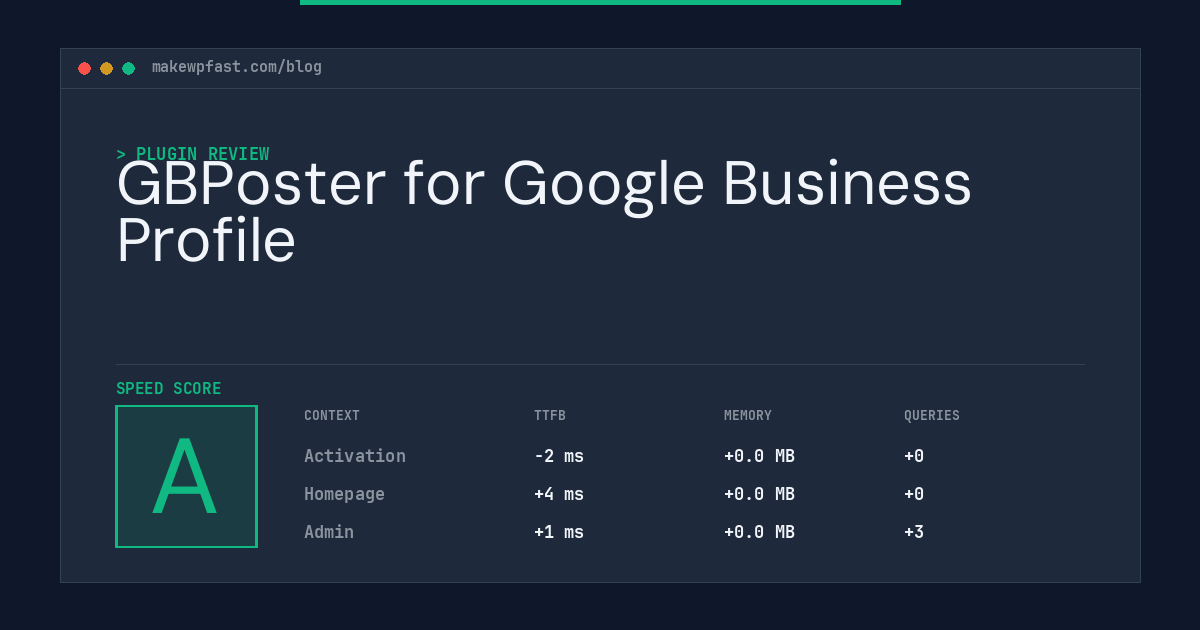 GBPoster for Google Business Profile - MakeWPFast
