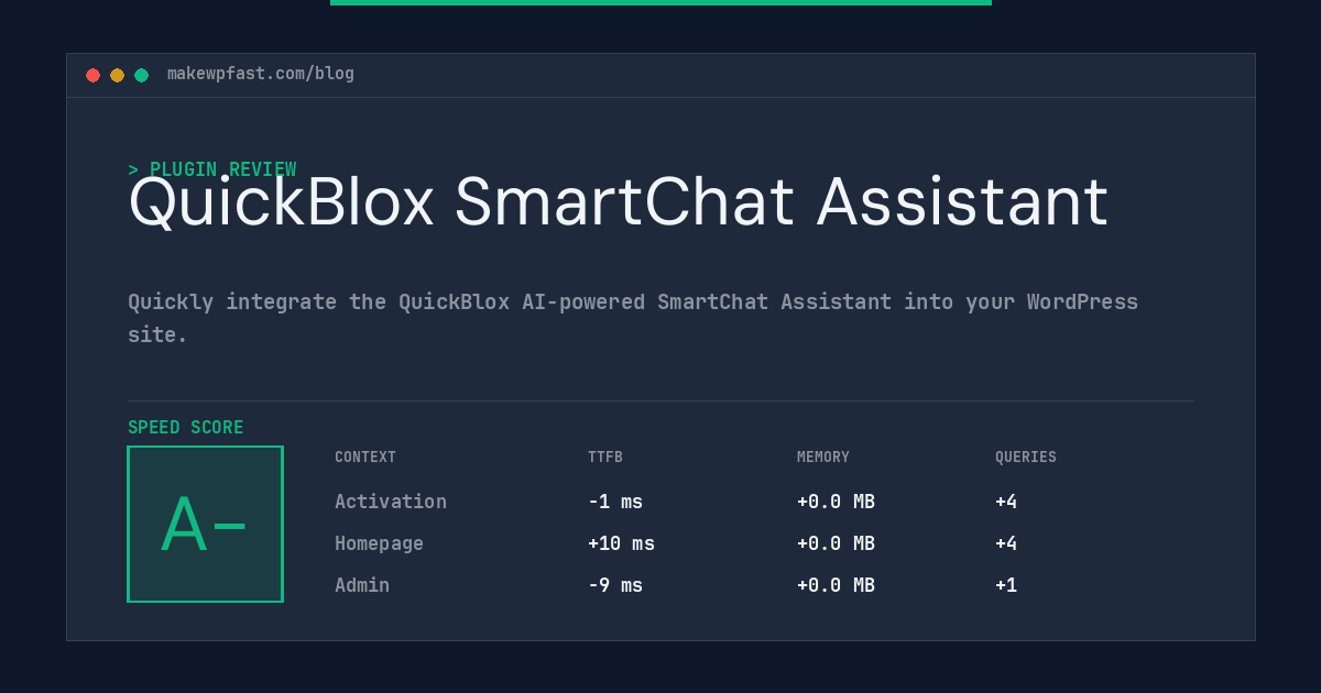 QuickBlox SmartChat Assistant - MakeWPFast