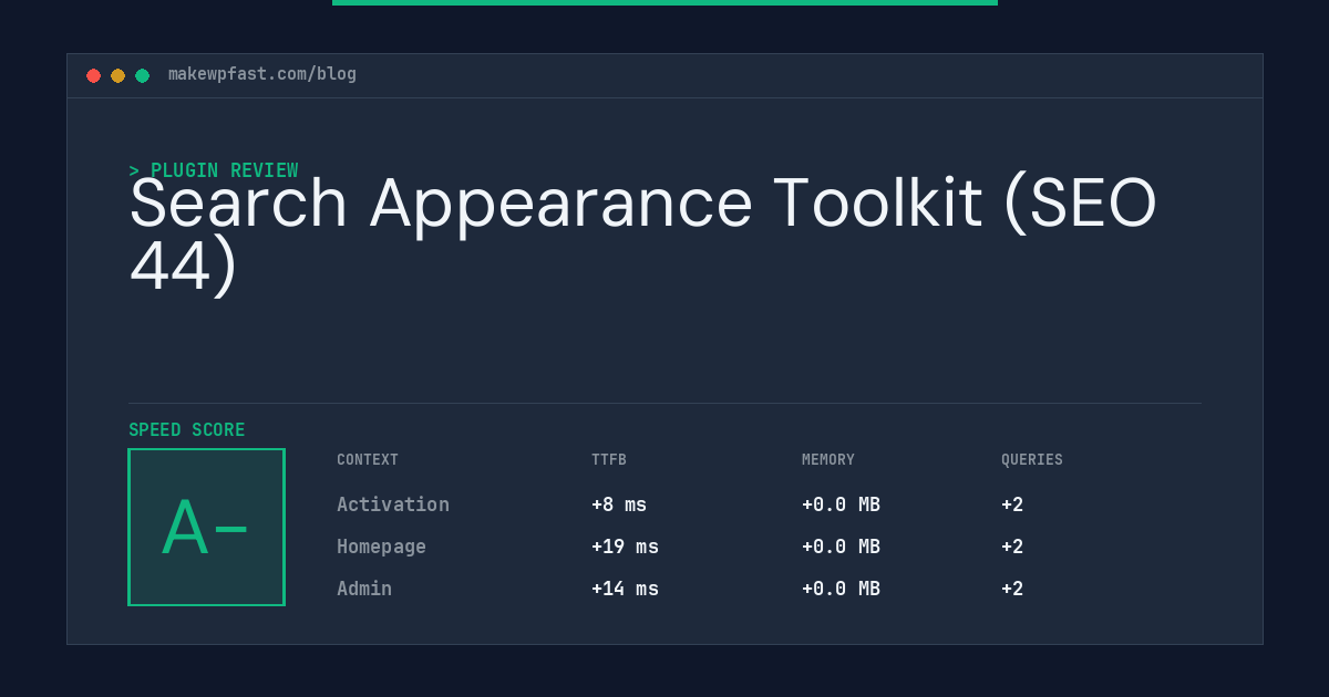 Search Appearance Toolkit (SEO 44) - MakeWPFast