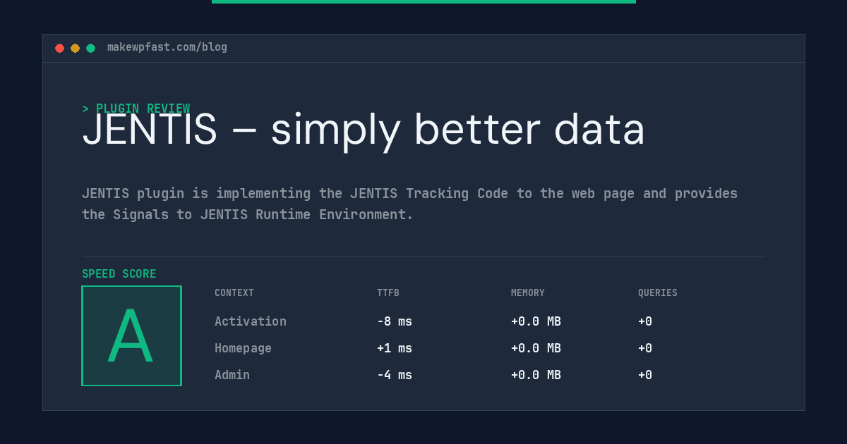 JENTIS – simply better data - MakeWPFast
