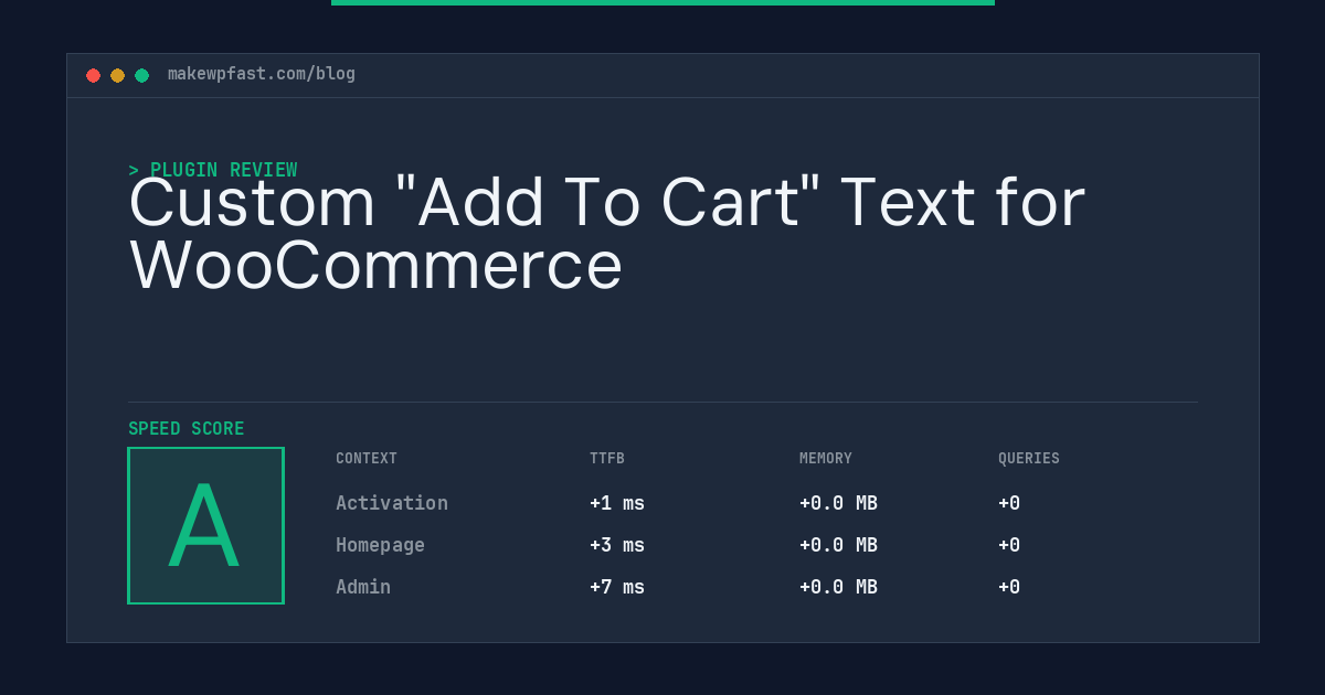 Custom "Add To Cart" Text for WooCommerce - MakeWPFast