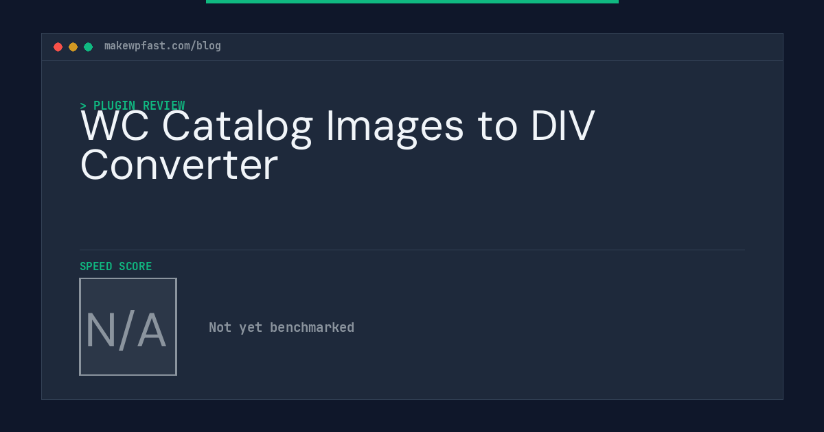 WC Catalog Images to DIV Converter - MakeWPFast