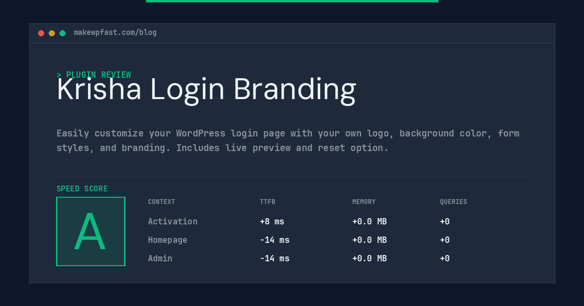 Krisha Login Branding - MakeWPFast