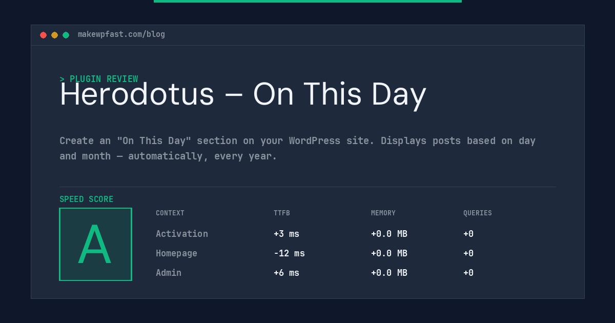 Herodotus – On This Day - MakeWPFast