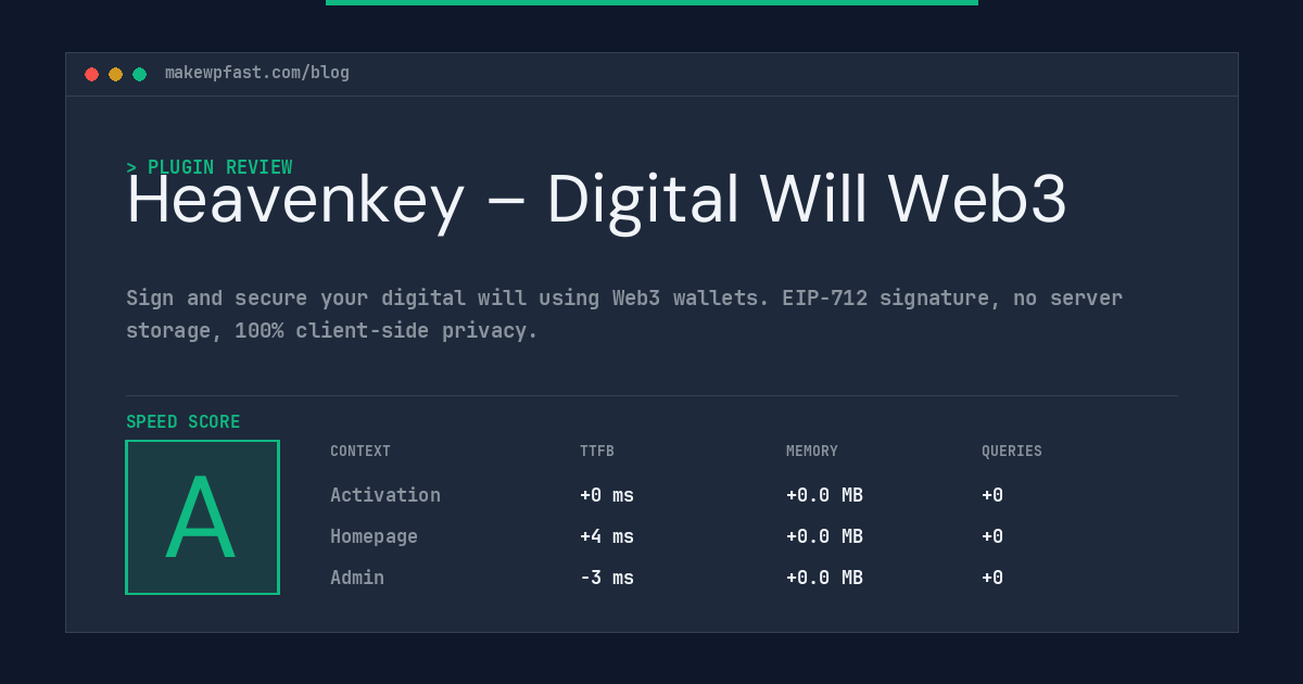 Heavenkey – Digital Will Web3 - MakeWPFast
