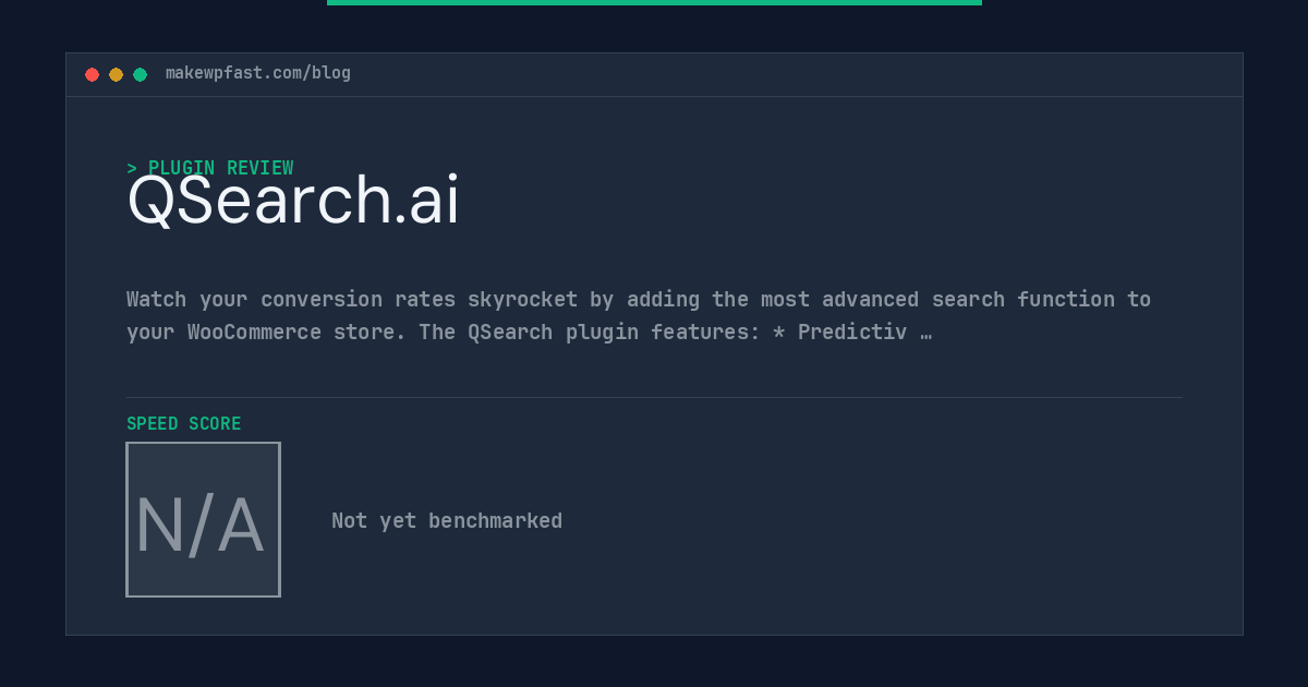 QSearch.ai - MakeWPFast