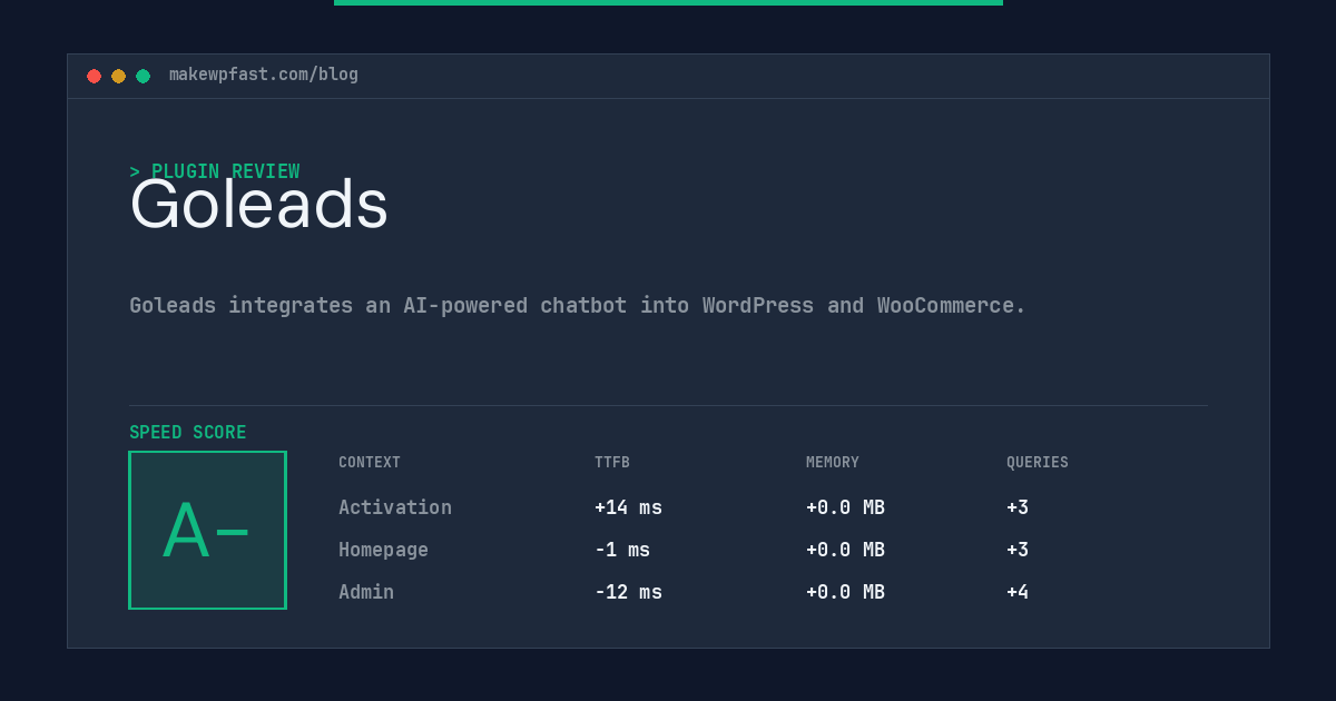 Goleads - MakeWPFast