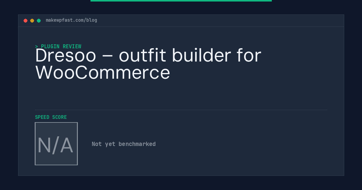 Dresoo – outfit builder for WooCommerce - MakeWPFast