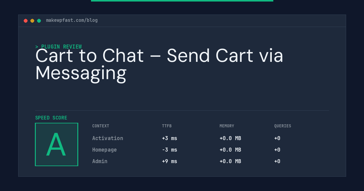 Cart to Chat – Send Cart via Messaging - MakeWPFast
