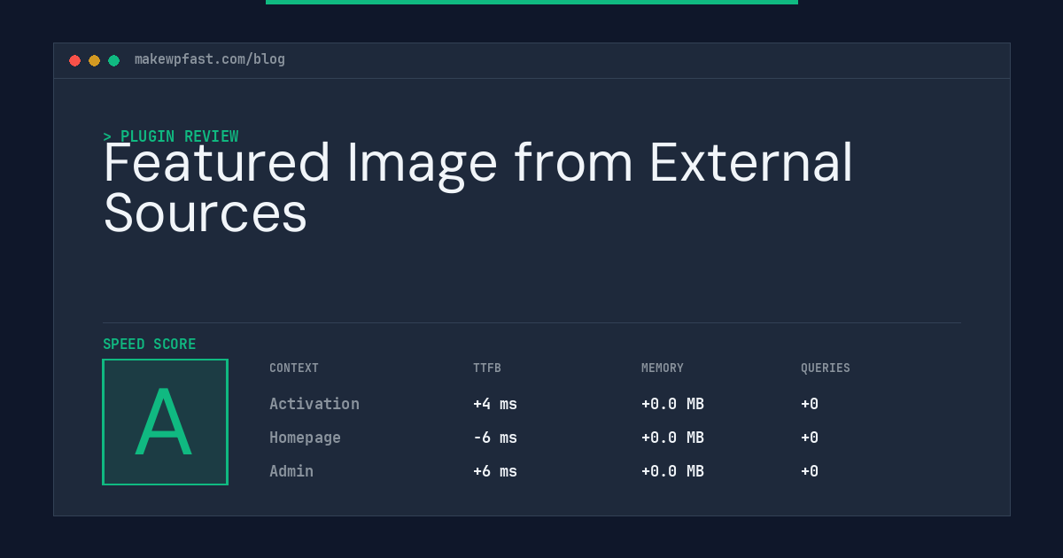 Featured Image from External Sources - MakeWPFast