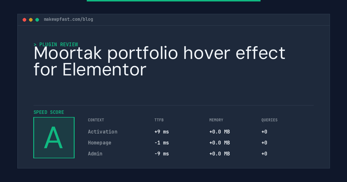 Moortak portfolio hover effect for Elementor - MakeWPFast