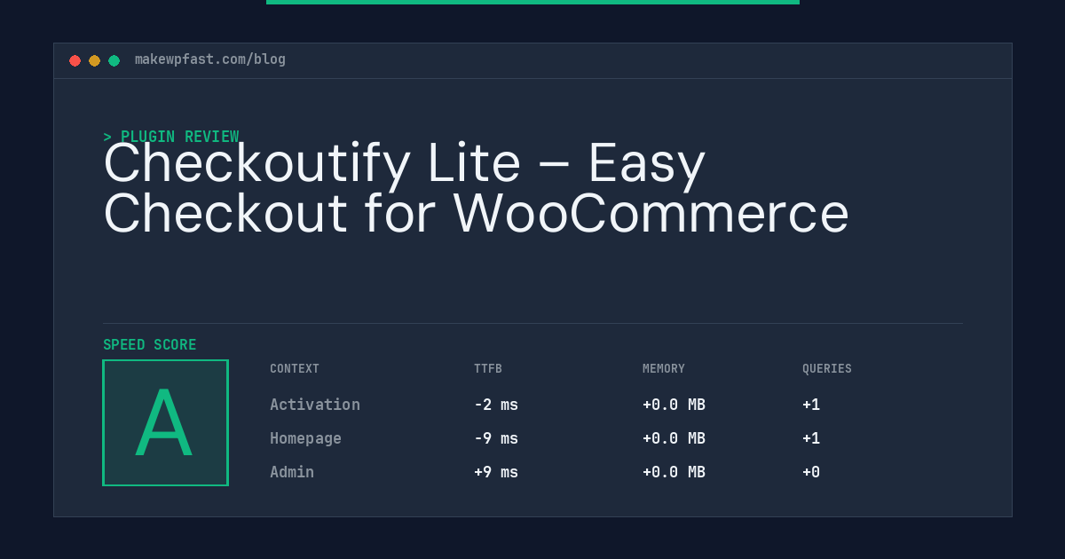 Checkoutify Lite – Easy Checkout for WooCommerce - MakeWPFast