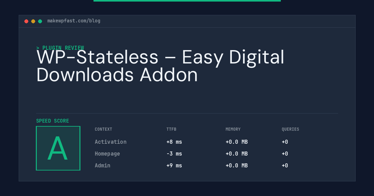 WP-Stateless – Easy Digital Downloads Addon - MakeWPFast