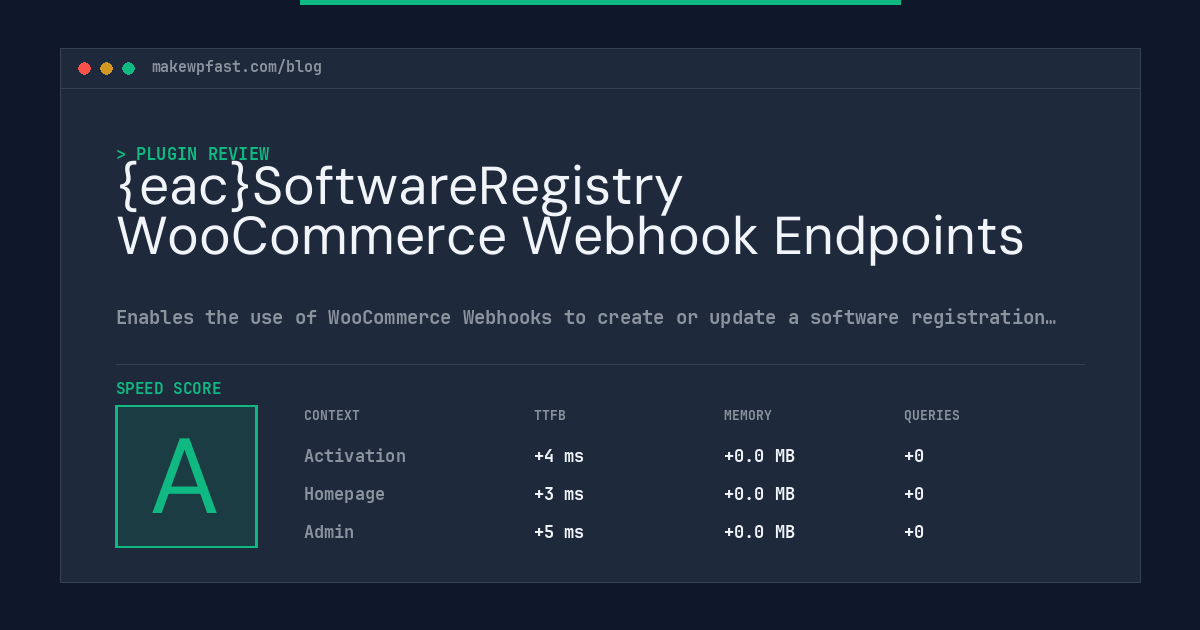 {eac}SoftwareRegistry WooCommerce Webhook Endpoints - MakeWPFast