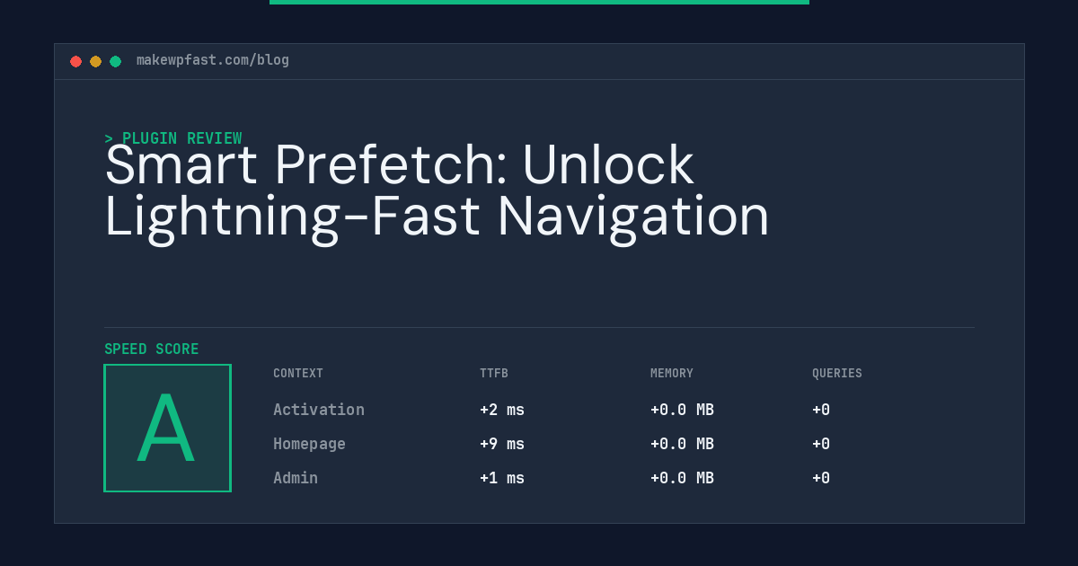 Smart Prefetch: Unlock Lightning-Fast Navigation - MakeWPFast