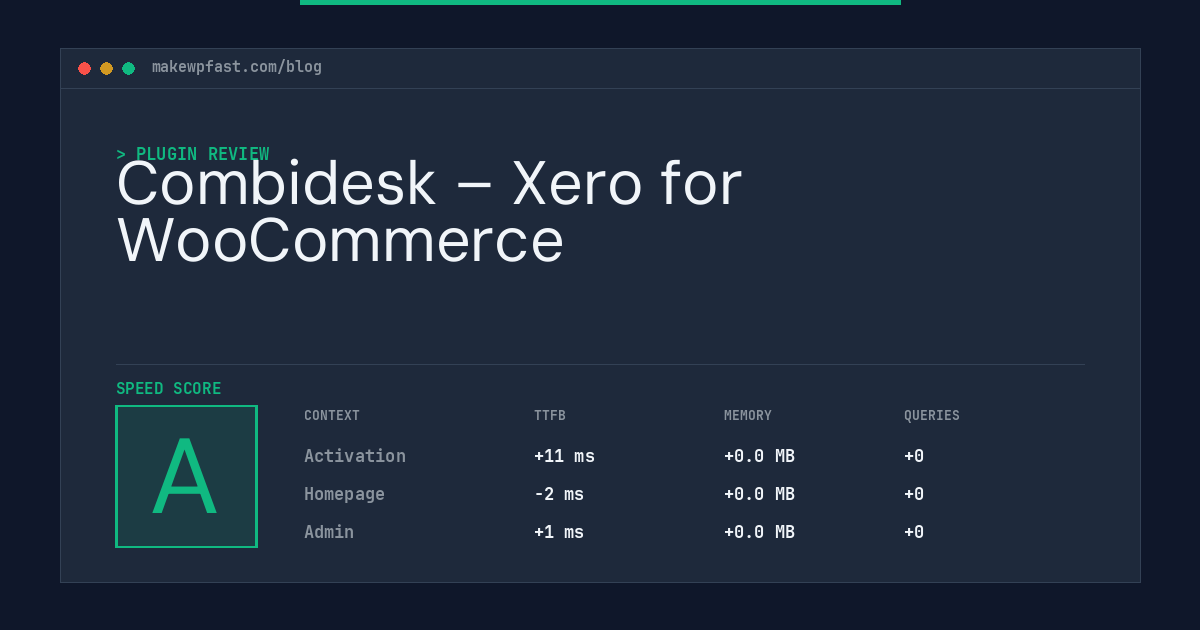 Combidesk – Xero for WooCommerce - MakeWPFast