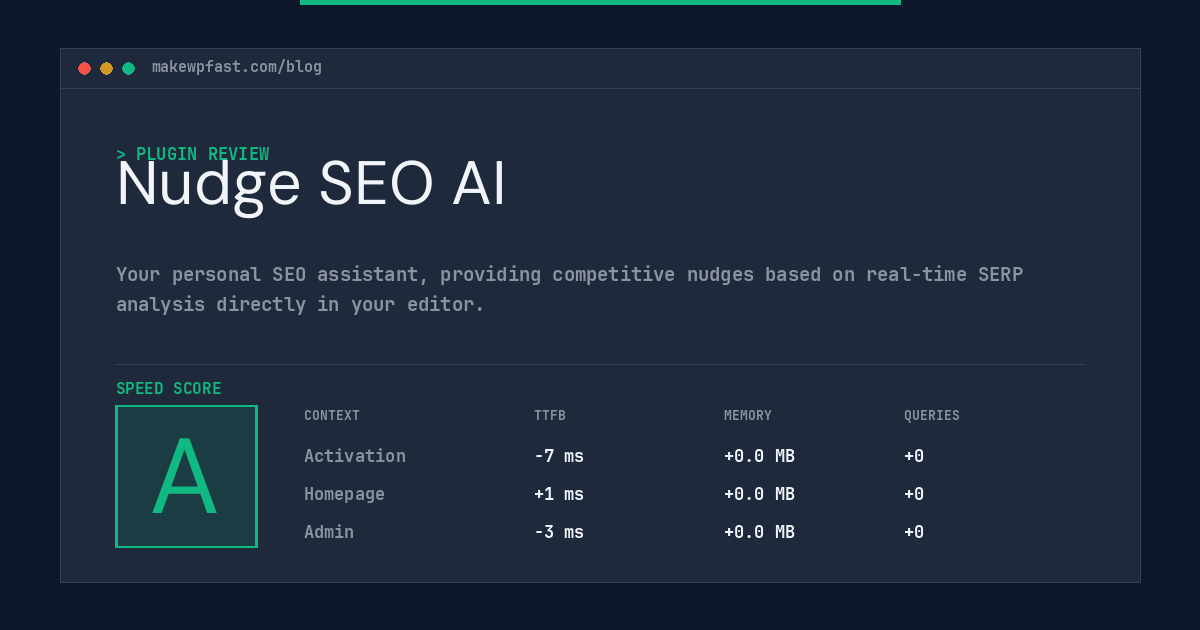 Nudge SEO AI - MakeWPFast