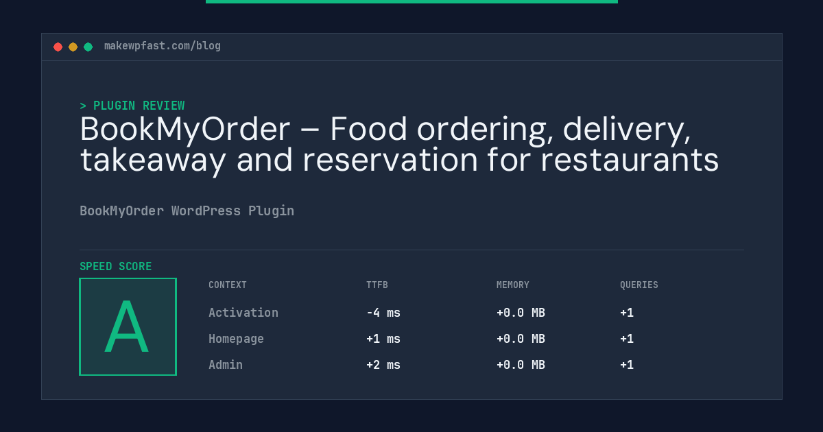 BookMyOrder – Food ordering, delivery, takeaway and reservation for restaurants - MakeWPFast