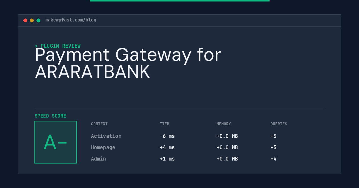 Payment Gateway for ARARATBANK - MakeWPFast