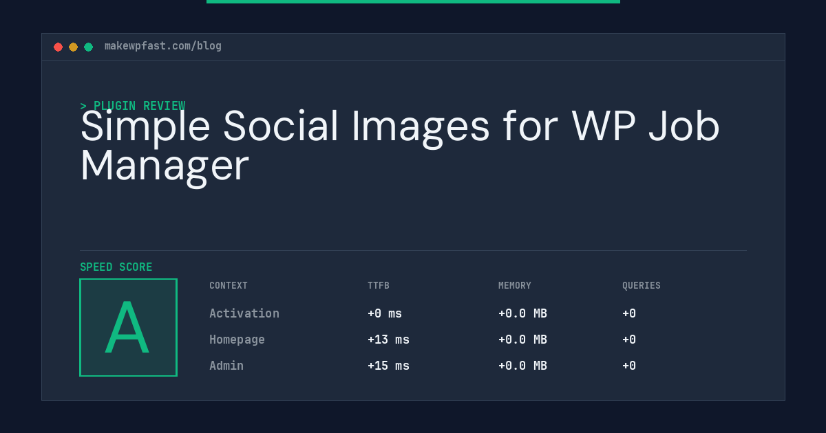 Simple Social Images for WP Job Manager - MakeWPFast