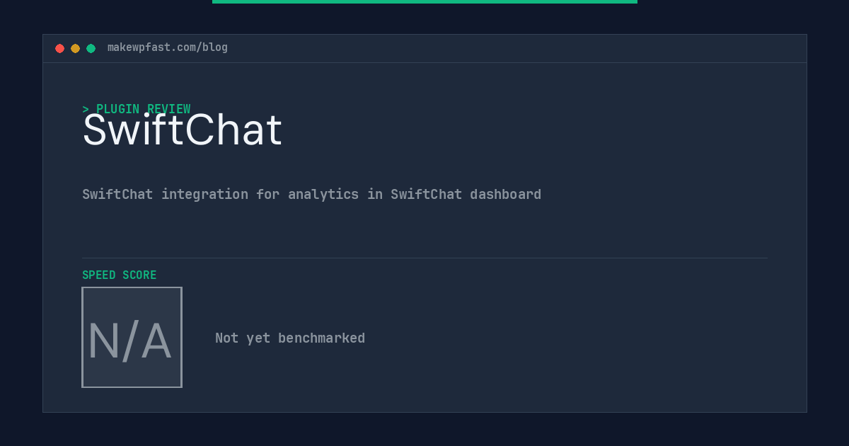 SwiftChat - MakeWPFast