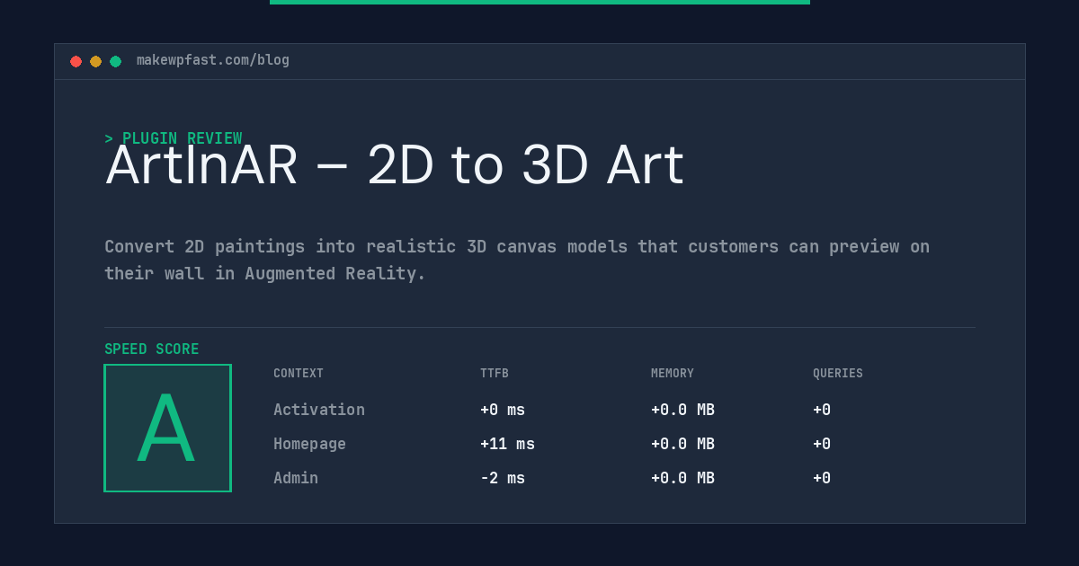 ArtInAR – 2D to 3D Art - MakeWPFast