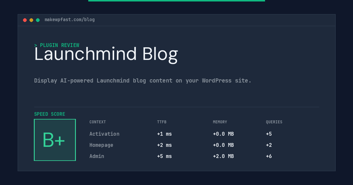 Launchmind Blog - MakeWPFast
