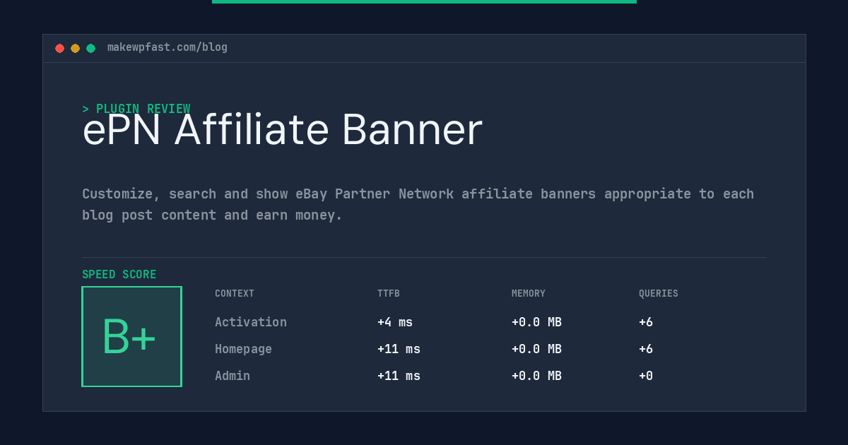 ePN Affiliate Banner - MakeWPFast